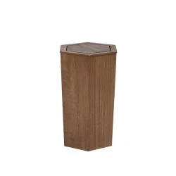 Wooden Trash Can Home Living Room Creative With lid