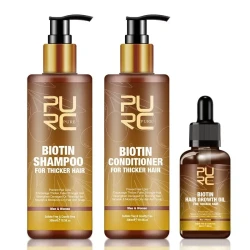 PURC Hair Ginger Biotin Three-piece Shampoo Conditioner