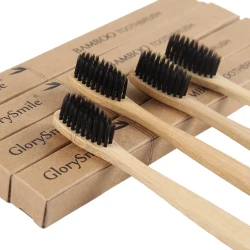 Natural Pure Bamboo Toothbrush Portable