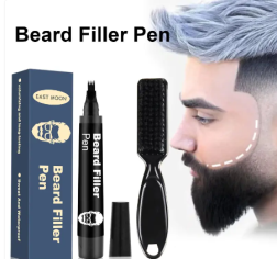 Beard Filler Pen - Long-Lasting, Waterproof & Smudge-Proof