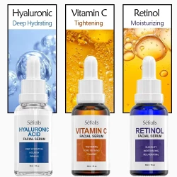 Sefralls Facial Serum Hyaluronic Acid Retinol Vitamin C