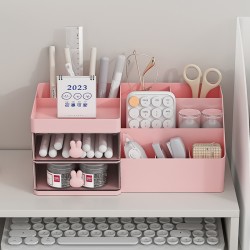 High-Grade Plastic Desktop Cosmetics Storage Box