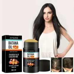 Halloween And Christmas Batana Hair Wax Stick, Long-Lasting Styling, Tames Flyaways, Adds Volume, Natural Shine Hair Wax Stick.