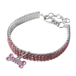 Bling Rhinestone Dog Collar Crystal