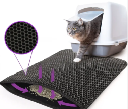 Kitty Cat Litter Mat Trapping Honeycomb