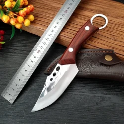 Hand-forged Stainless Steel Ring Handle Knife