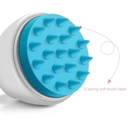 Electric Rotating Shampoo Massager Silicone Head Care Instrument