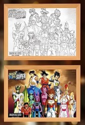 Dragon Ball Super Saiyan Light Frame