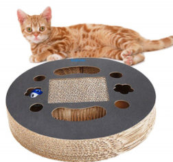 Corrugated cat scratch board cat toy