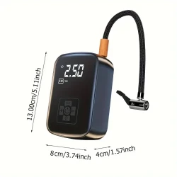 Ultra-Portable Wireless Car Air Compressor Inflator