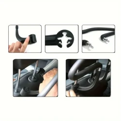 Lixada Car Coat Hanger Headrest Back Seat Coat Hanger Multifunctional Car Hanger For Coat Suit Jacket