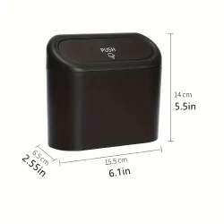 Car-mounted Trash Can, Car Mini Garbage Bin, Car Storage Box, Car Organizer, Car Essential Accessories