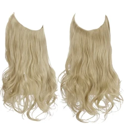 Wig Female Fish Line Type Long Curly Hair Chemical Fiber