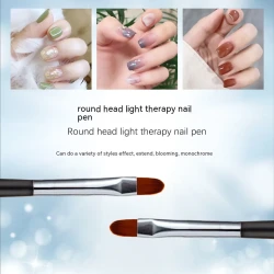 Factory Direct Sales Nylon Hair Round Head Single Nail Beauty