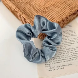 French Girl Silky Satin Large Intestine Ring Ins Korea Tie Hair