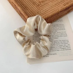 French Girl Silky Satin Large Intestine Ring Ins Korea Tie Hair