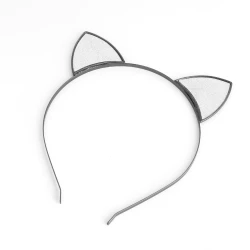 Cat's ear pearl hair band