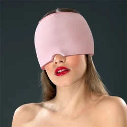 Migraine Relief Hat Cold Therapy Migraine Relief Products Comfortable Head Wrap Ice Pack Eye Mask For Puffy Eyes