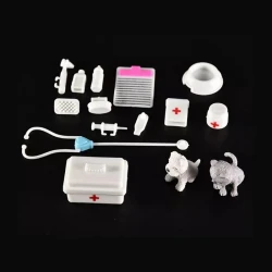 15 Pieces Children's Doll Medical Tools