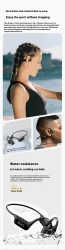 Display Screen Bluetooth-compatible Headset For Bone Conduction 53 Waterproof Sports Headset SKU: CJYP209135201AZ Lists: 25