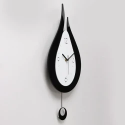 Water drop swing wall clock