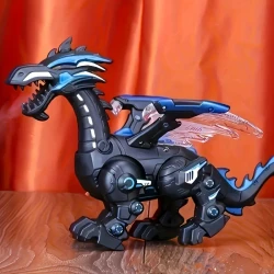 Walking Spray Dinosaur with Sound & Light Show – Assembly Dragon Toy