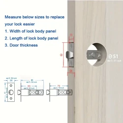 Smart Door Lock with Biometric Fingerprint and RFID Card Access, Wireless Aluminum Electronic Deadbolt