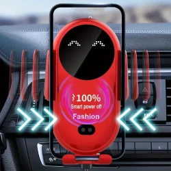 USB-Powered Car Charging Mount, Intelligent Auto Infrared Sensor Switch