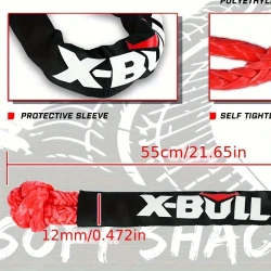 X-BULL Soft Shackle Synthetic Rope Recovery Snatch Ring Block Pulley 15875.73KG