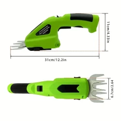 7.2V Electric Handheld Hedge Trimmer and Pruning Shears