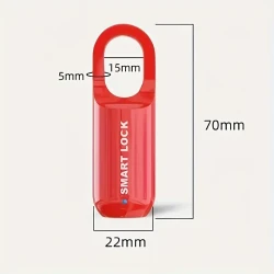 Portable And Simple Small Fingerprint Lock, Password Lock, Backpack Lock