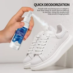 60ml [99.99% Deodorant] Shoe Deodorant Spray, Silver Ion Shoes And Socks Anti-odor