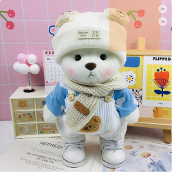 White Bear Internet Celebrity Plush Toy - Soft and Iconic Plush by Get A Hug