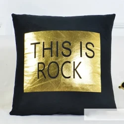 Stamping printed pillow