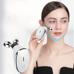 3D Electric Facial Roller Massager, Face Beauty Device, USB Rechargeable Skin Care Tool, Gifts For Women