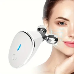 3D Electric Facial Roller Massager, Face Beauty Device, USB Rechargeable Skin Care Tool, Gifts For Women