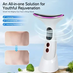 Electric Neck And Facial Beauty Device, USB Rechargeable Face Massager, Skincare Device, Mother's Day Gift