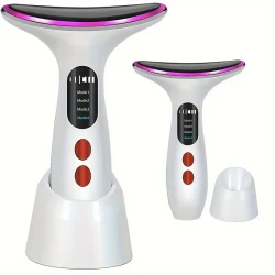 Electric Neck And Facial Beauty Device, USB Rechargeable Face Massager, Skincare Device, Mother's Day Gift