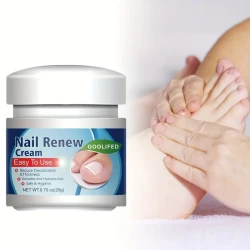 20g Nail Renewal Cream - Strengthens & Thickens Discolored, Yellowed Nails with Glycerin & Lactic Acid for Healthy Growth