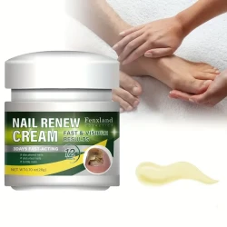 Fenland Nail Renewal Cream 0.70oz - Fast-Acting Treatment for Discolored & Damaged Nails, Formaldehyde-Free, Strengthens & Improves Nail Condition, Nail Care Cream for Men & Women