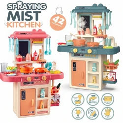 Children's Simulation Light Music Spray Kitchen Cooking Toys