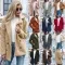 Women’s Loose Lapel Fluffy Coat – Button Jacket Cardigan for Winter