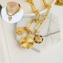 Fashion Jewelry Creative Sun Pendant Necklace