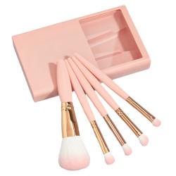 Makeup Brushes With Mirror Travel Set