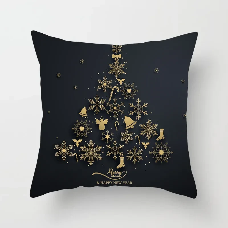 Snow moose pillow case