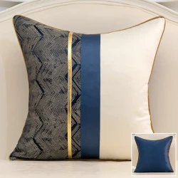 Geometric pattern ppcotton pillow