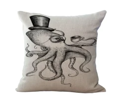 Mr. Octopus Cotton Pillow