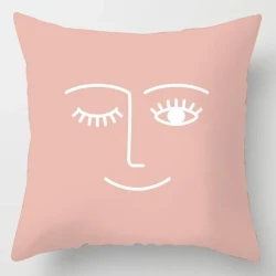 Peach Skin Fabric Cushion Cover Pillow Cover