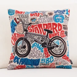 American ins letter pillow