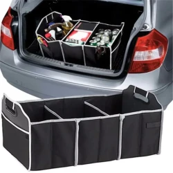 Universal Car Trunk Organizer - Foldable & Waterproof